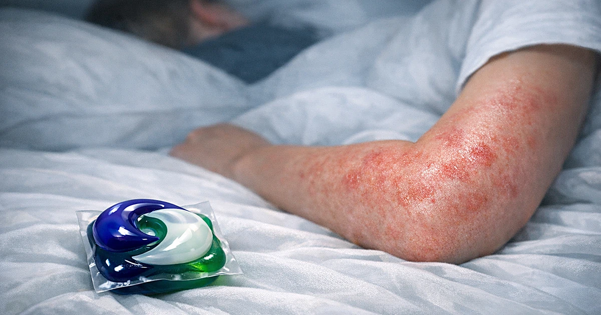 Laundry Powder Rash Laundry Pods Linked to Eczema and Skin Rashes in Kids